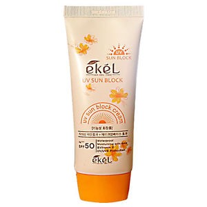 Ekel UV Sun Block Cream SPF 50 PA+++ 70ML Moisturizing With Aloe ...
