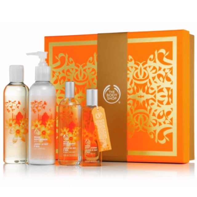 [Authentic] The Body Shop indian night jasmine gift of 4 Shopee Malaysia