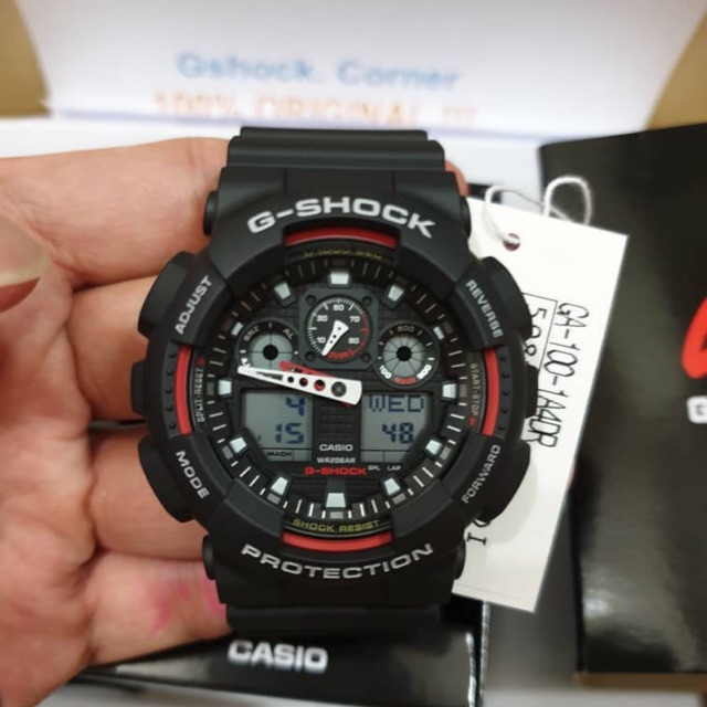 CASIO G-SHOCK GA-100-1A4/GA-100/GA-100-1A4DR/1A4ER 100% ORIGINAL