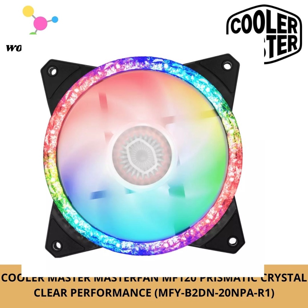 COOLER MASTER MASTERFAN MF120 PRISMATIC CRYSTAL CLEAR PERFORMANCE (MFY ...