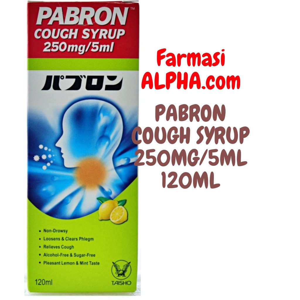 [New Packing] Pabron Cough Syrup 250mg/5ml 120ml | Shopee Malaysia