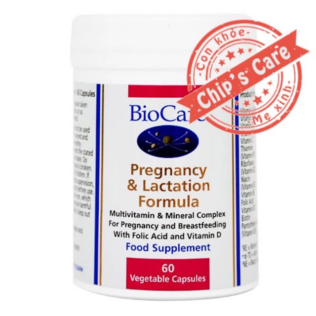 Biocare Pregnacy Lactation Vitamins Shopee Malaysia