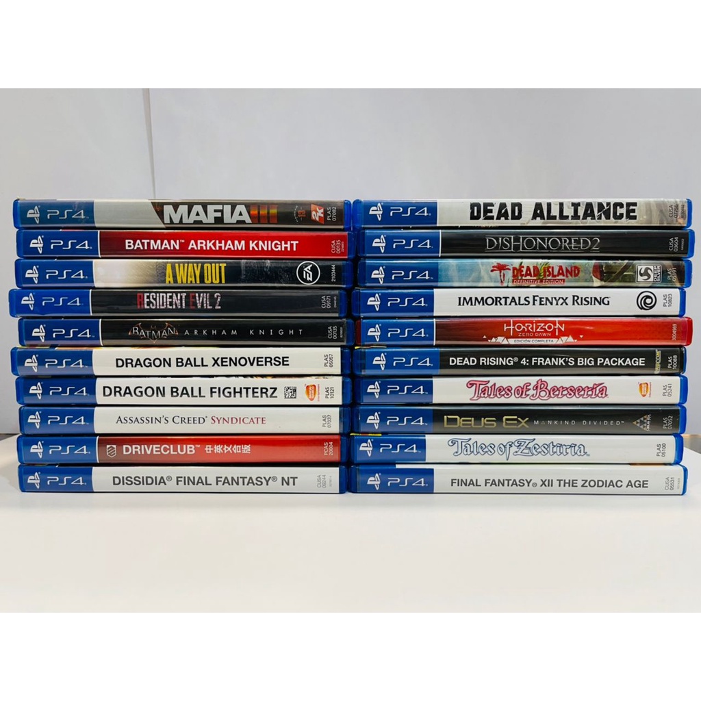 Sell second hand ps4 2024 games