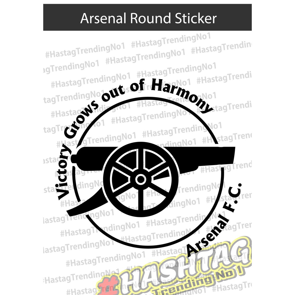 Arsenal Sticker, Arsenal sticker, Car Sticker, Arsenal supporters ...