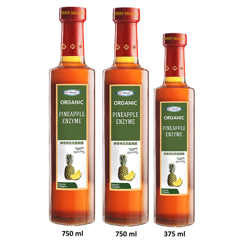 Miracle Organic Pineapple Enzyme_Buy 2 (750ml) FREE 1 (375ml) Shopee