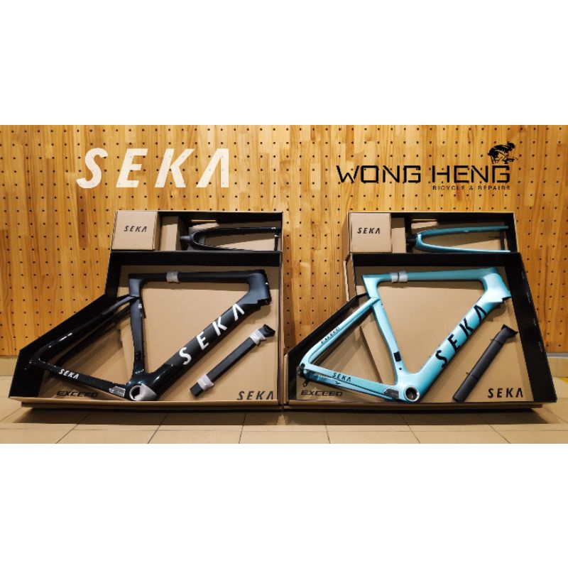 Seka Exceed Road Bike Aero Frameset include Full Integrated Handlebar