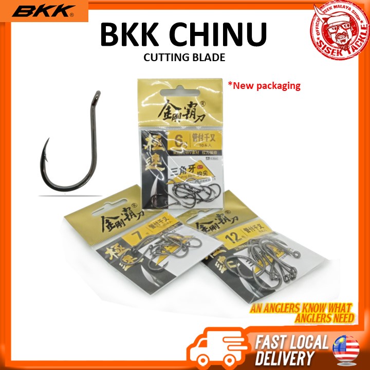 Bkk Chinu Hook Mata Kail Fishing Hook Cutting Blade Wv New Packaging