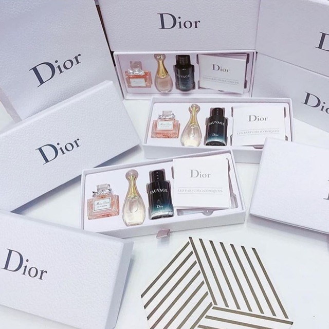 Dior Les Parfums Iconiques 5ml x2, 10mlx 1 miniatures - https