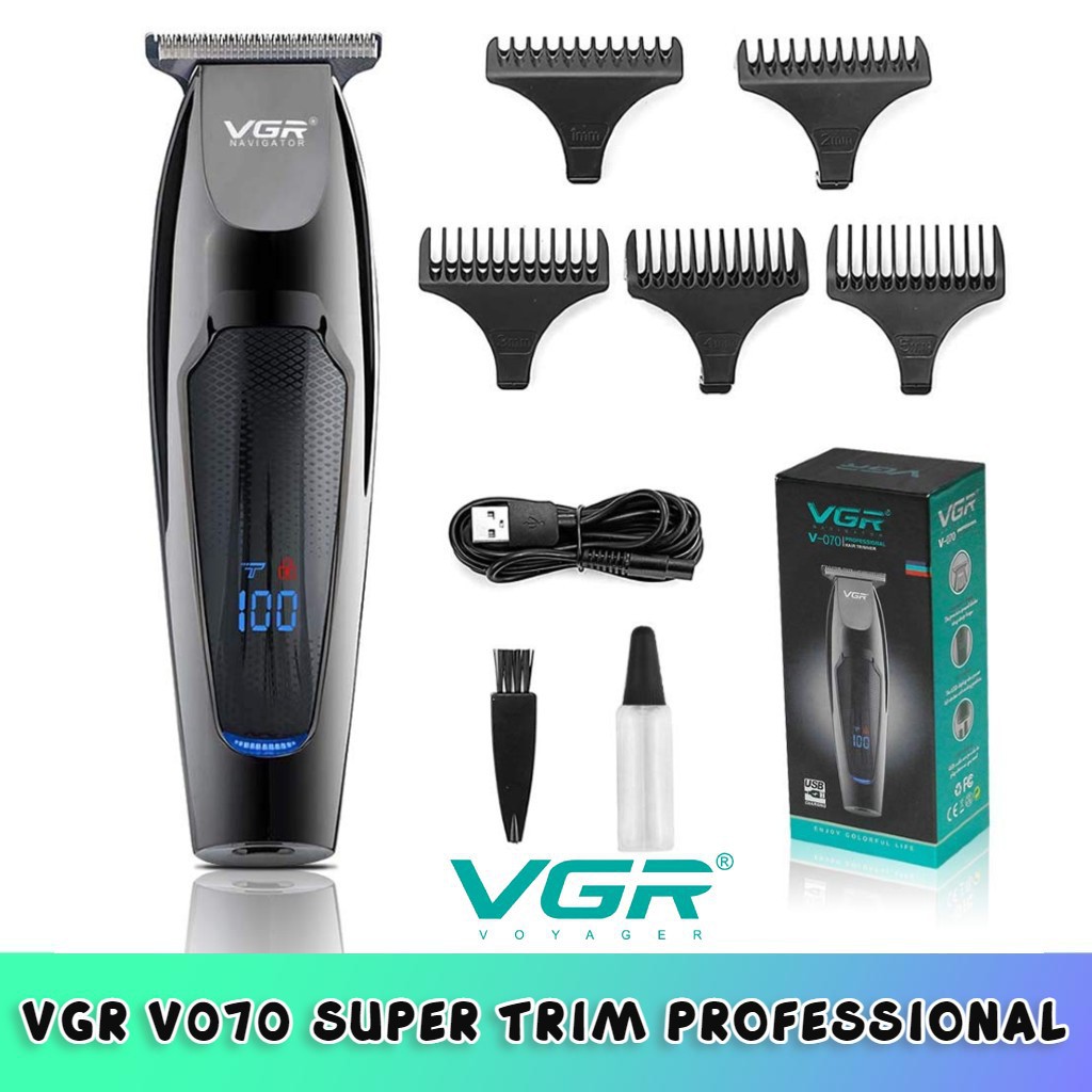 VGR V082 Hair Clipper Rechargeable HairTrimmer Men Beard Trimmer Cutting Machine cutter shaver ...