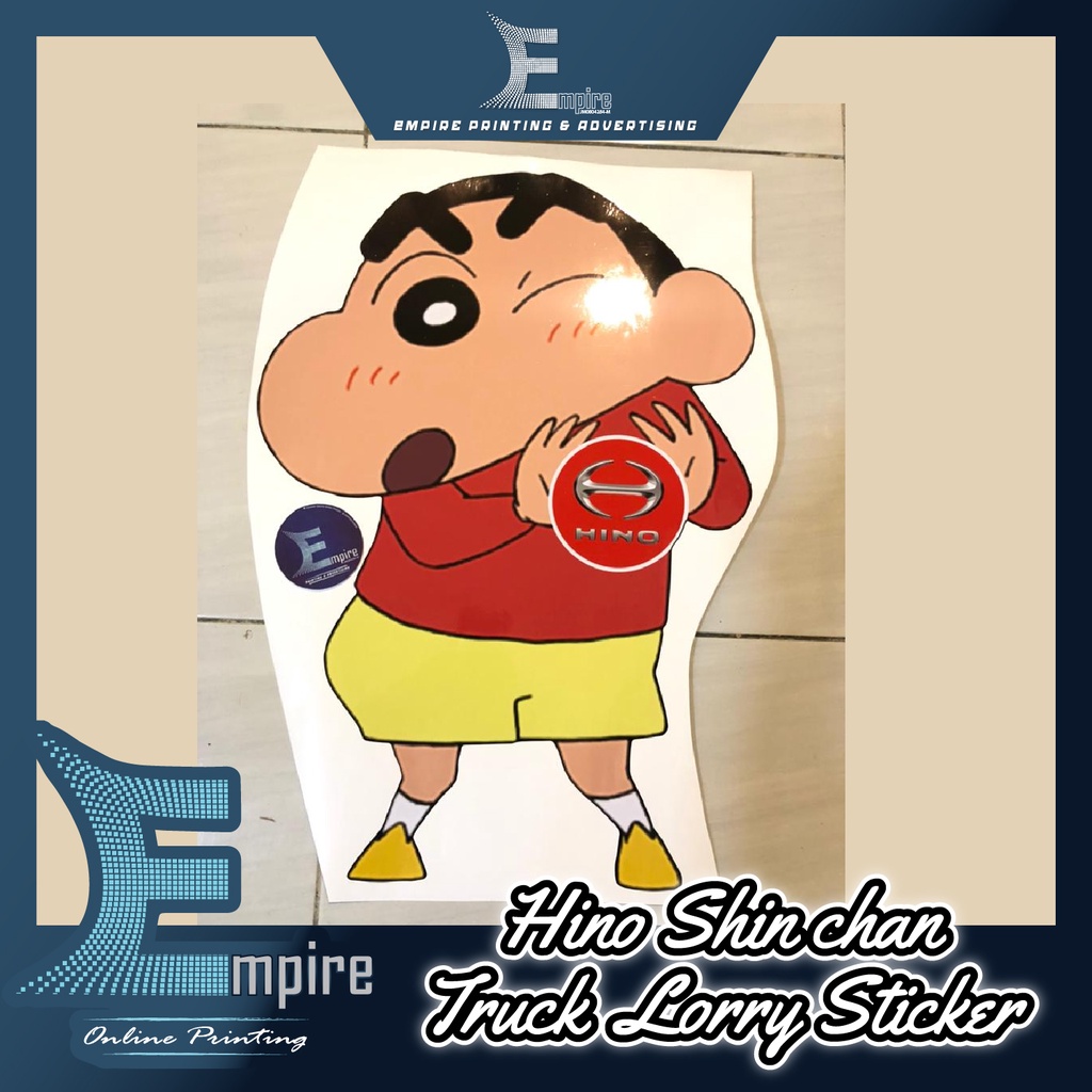🔥 NEW 🔥 Hino Shin Chan | Truck Lorry Sticker + FREE GIFT 🎁 | Shopee ...