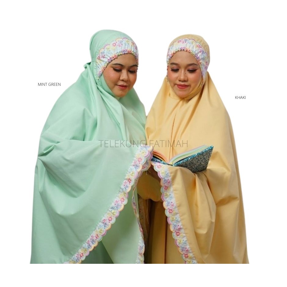 Telekung Raya 2023 Fatimah /Telekung Lace/Telekung Cotton/Telekung ...