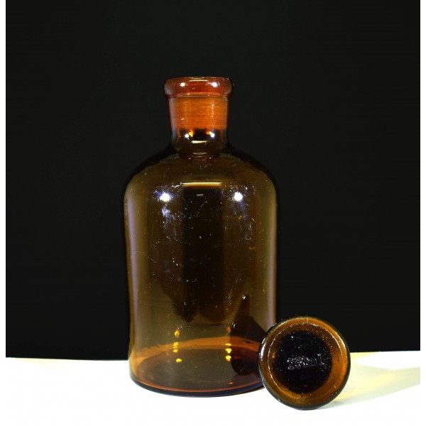 READY STOCK Glass Reagent Bottle (30ml - 1000ml) Amber Narrow Mouth ...