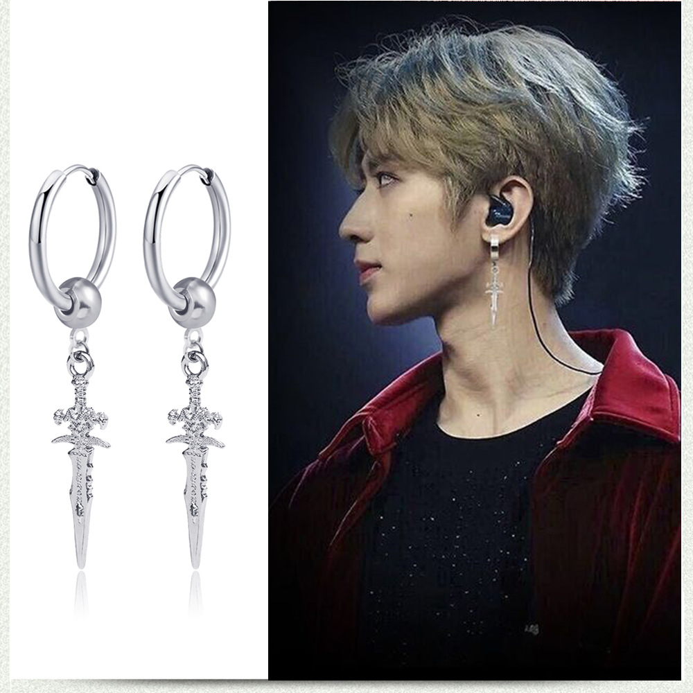 Kpop sale boy earrings