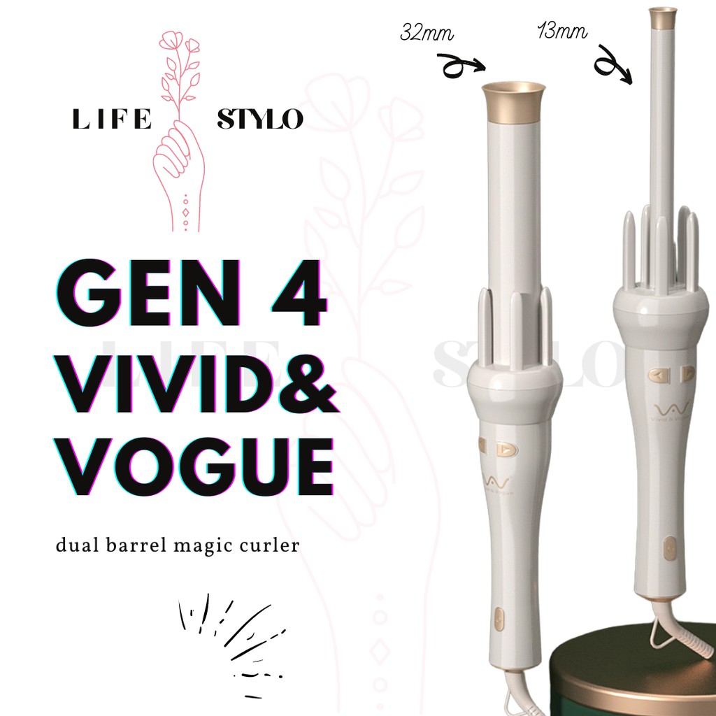 Vivid and vogue 2024 magic hair curler