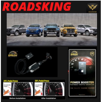 FORD RANGER T6 T7 T8 XLT SPAOH THROTTLE CONTROLLER 8 MODE 4X4 | Shopee ...