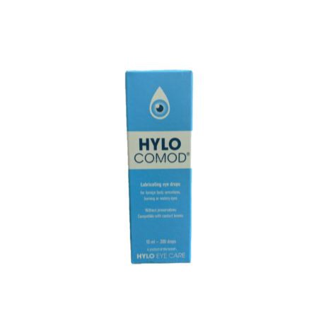 (NEW PACKAGING) HYLO-COMOD Lubricating Eye Drops 10ml (300 drops ...