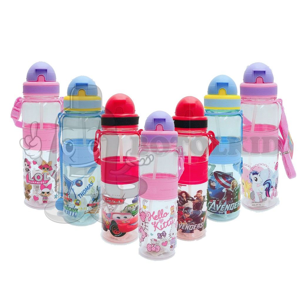 Printed Water Bottle - Light blue/Paw Patrol - Kids