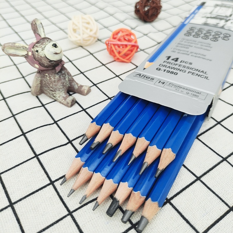 2H8B Wooden Pencil Set 12pcs/set Professional Drawing Diary Writing