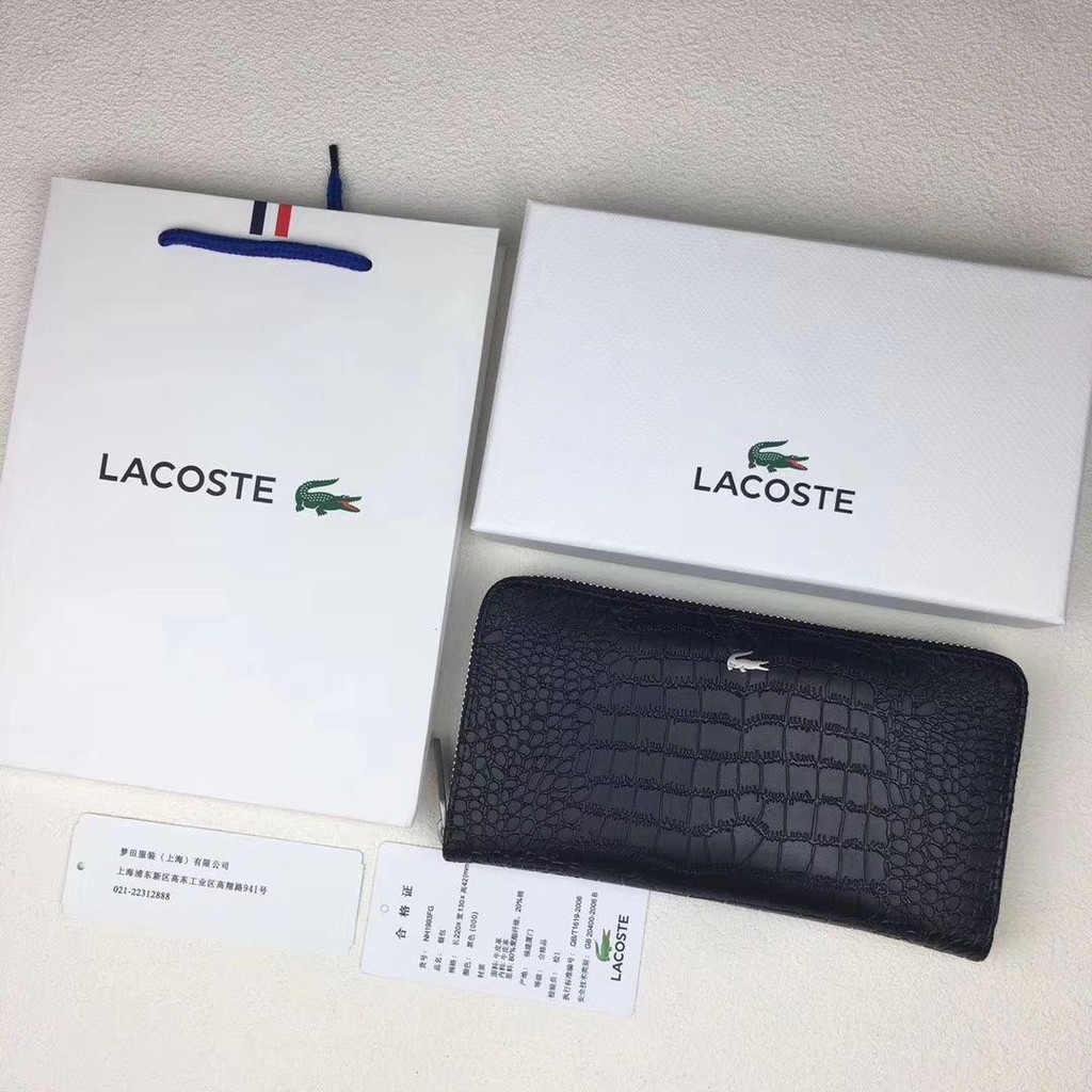 Lacoste long clearance wallet