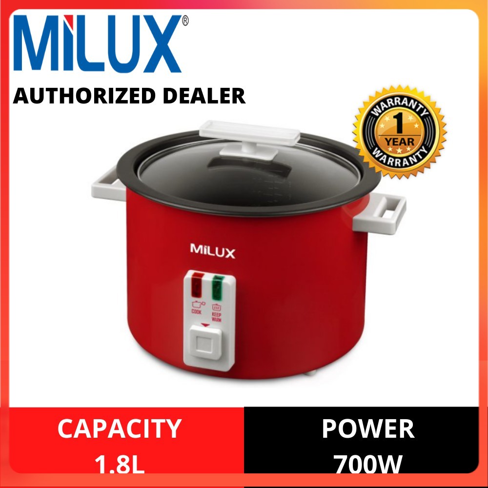 MILUX CLASSY RICE COOKER (1.8L) MRC718 Shopee Malaysia
