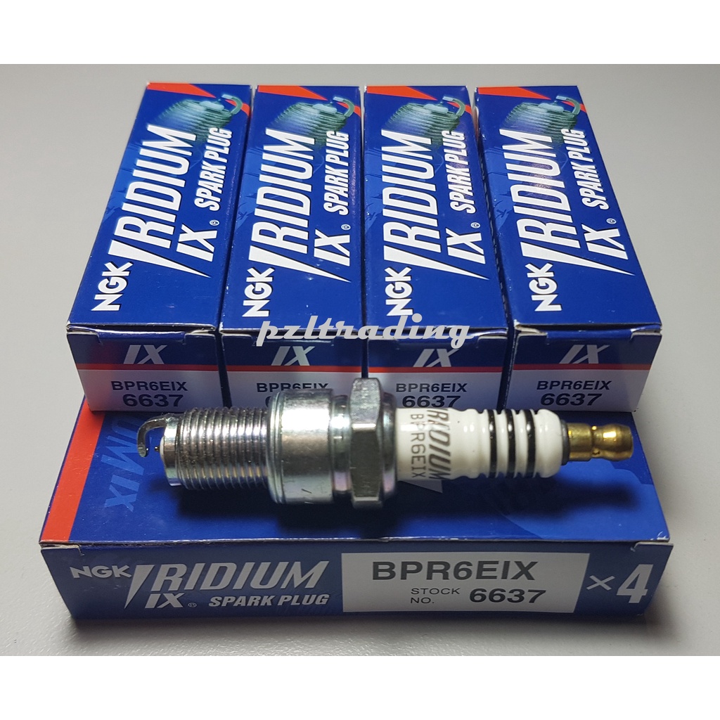 NGK Iridium IX BPR6EIX 6637 spark plug Proton Wira Satria Arena Iswara Saga LMST 1.3 1.5 Perodua