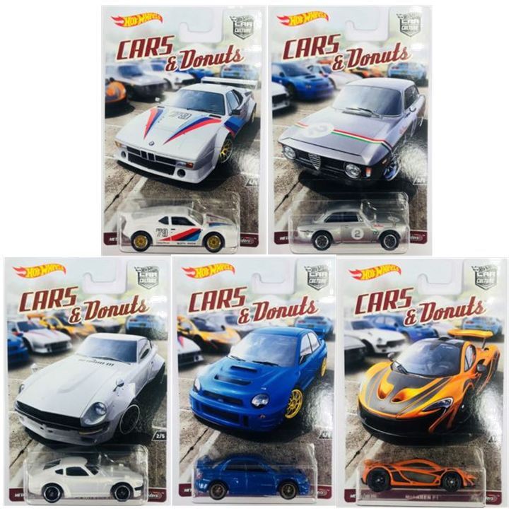 Hot wheels shop cars and donuts