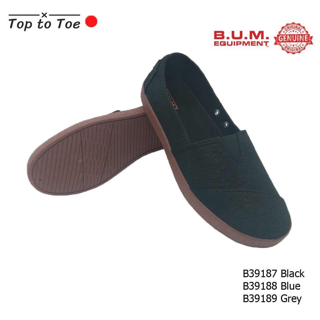 BUM Equipment Unisex Canvas Shoes/Kasut Sukan B39187/B39188/B39189