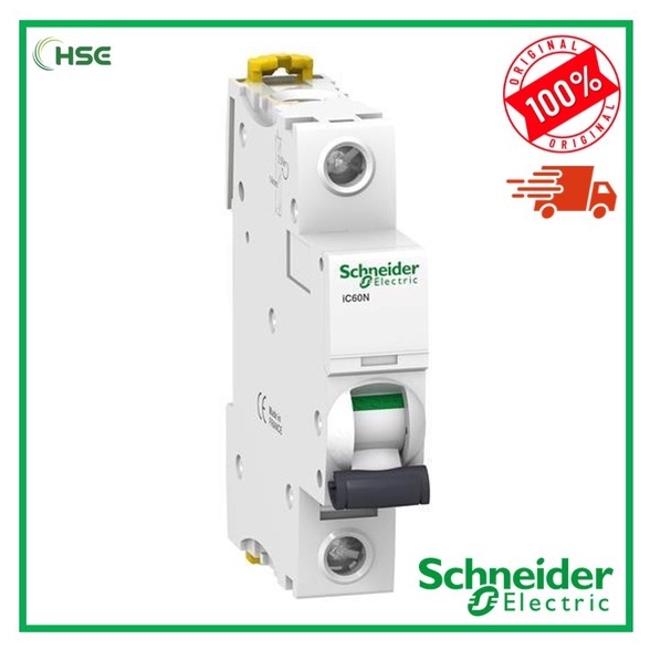 Schneider Electric Interruttore Magnetotermico IC60 N 1P 63A Curva C | Acti9 A9F74163