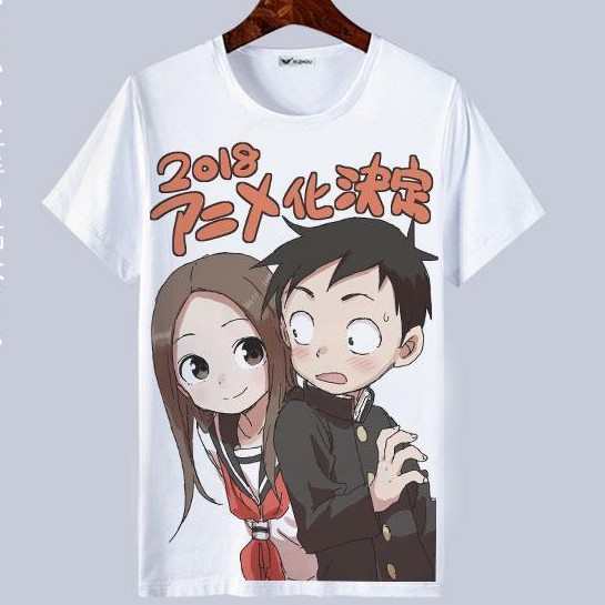 Teasing Master Takagi-san Short sleeve T-shirt Takagi Nishikata Anime  student clothes summer | Shopee Malaysia