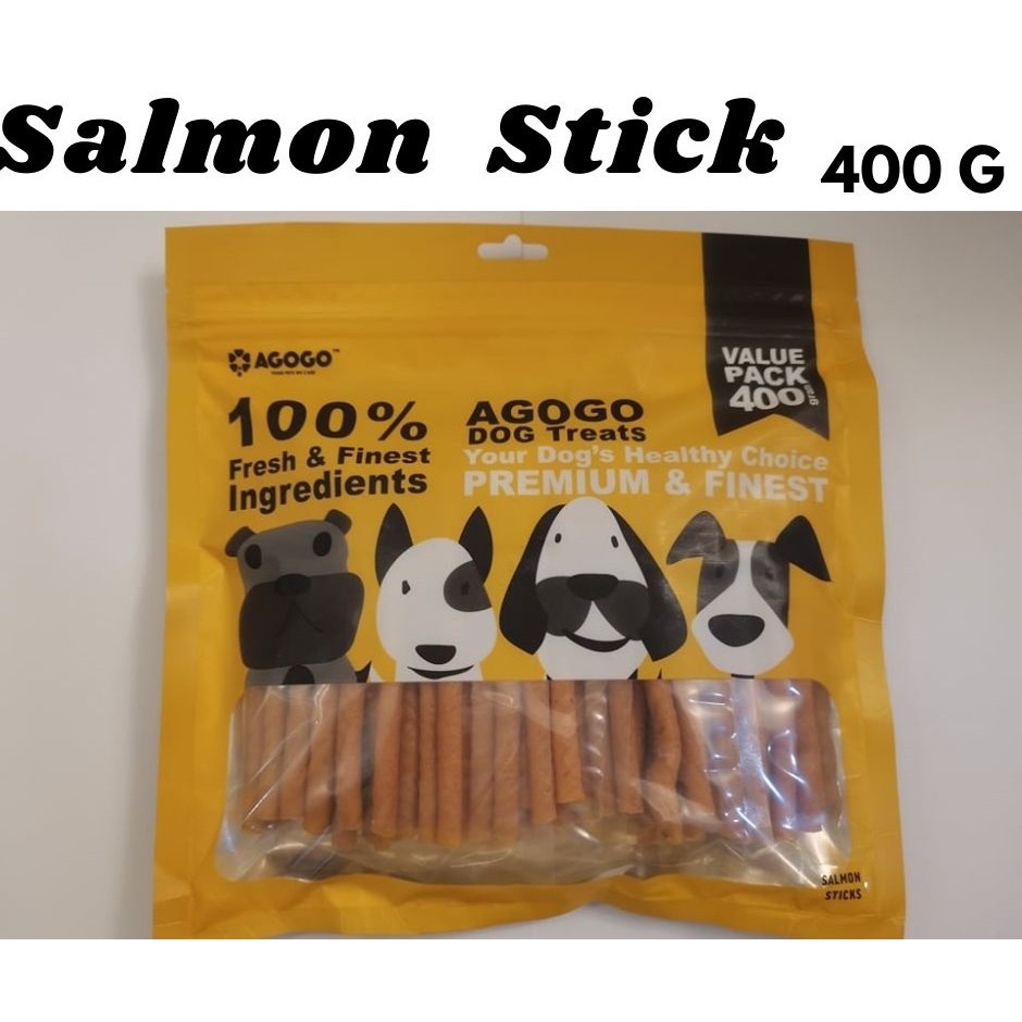 Salmon sticks dog outlet treats