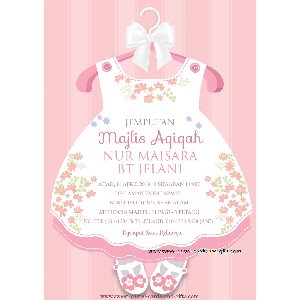 Welcome Board untuk Majlis Aqiqah/Kesyukuran/Cukur Jambul (Ikut Design ...