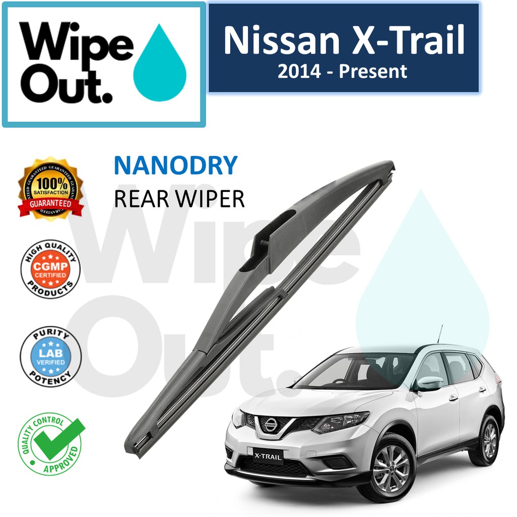 Nissan XTrail / XTrail 2014 Present WipeOut NANODRY Rear Wiper Blade / Wiper Belakang