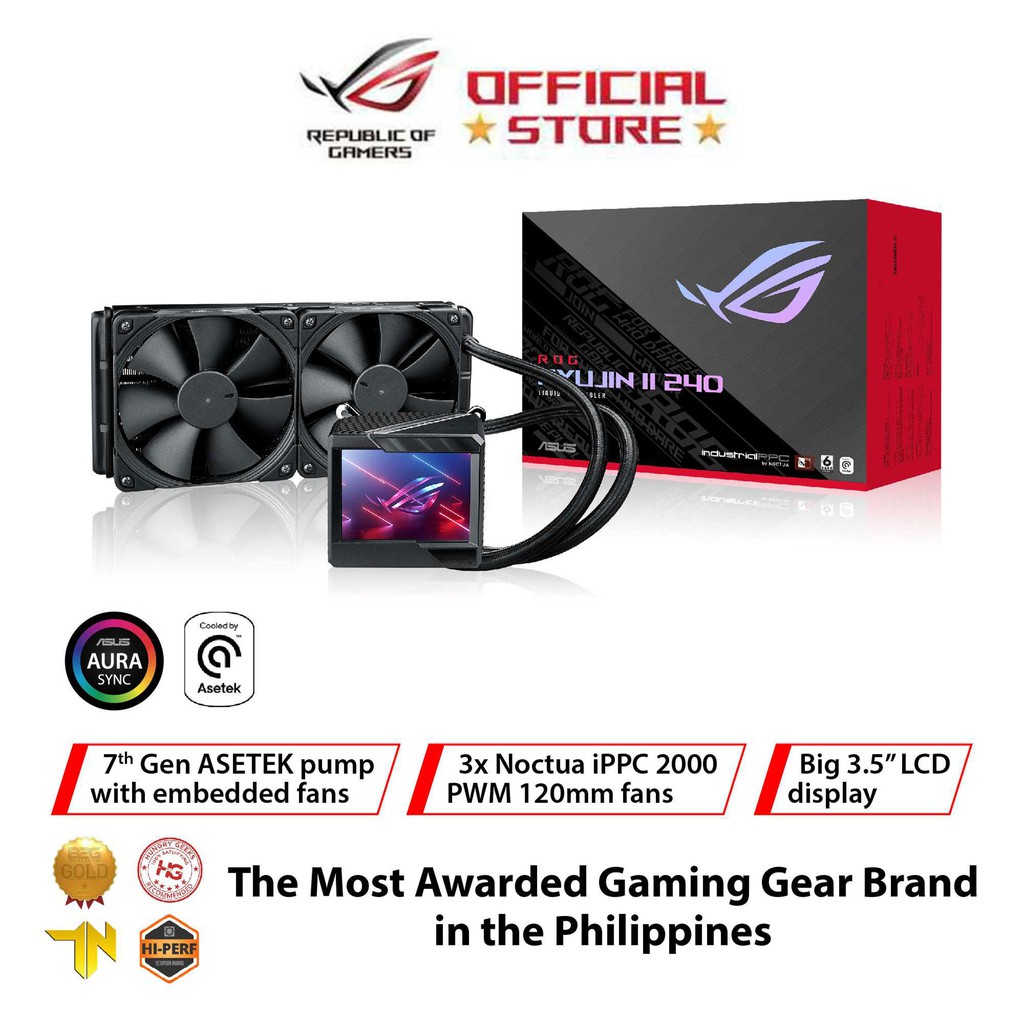 Asus ROG Ryujin II 240 All-In-One Liquid CPU Cooler With 3.5