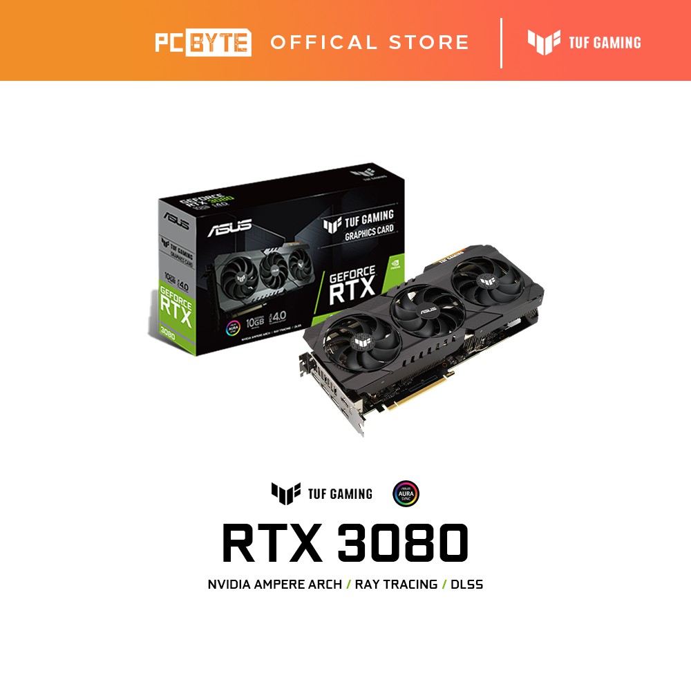 ASUS NVIDIA GeForce RTX 3080 TUF GAMING V2 OC 10GB GDDR6X Graphic Card ...