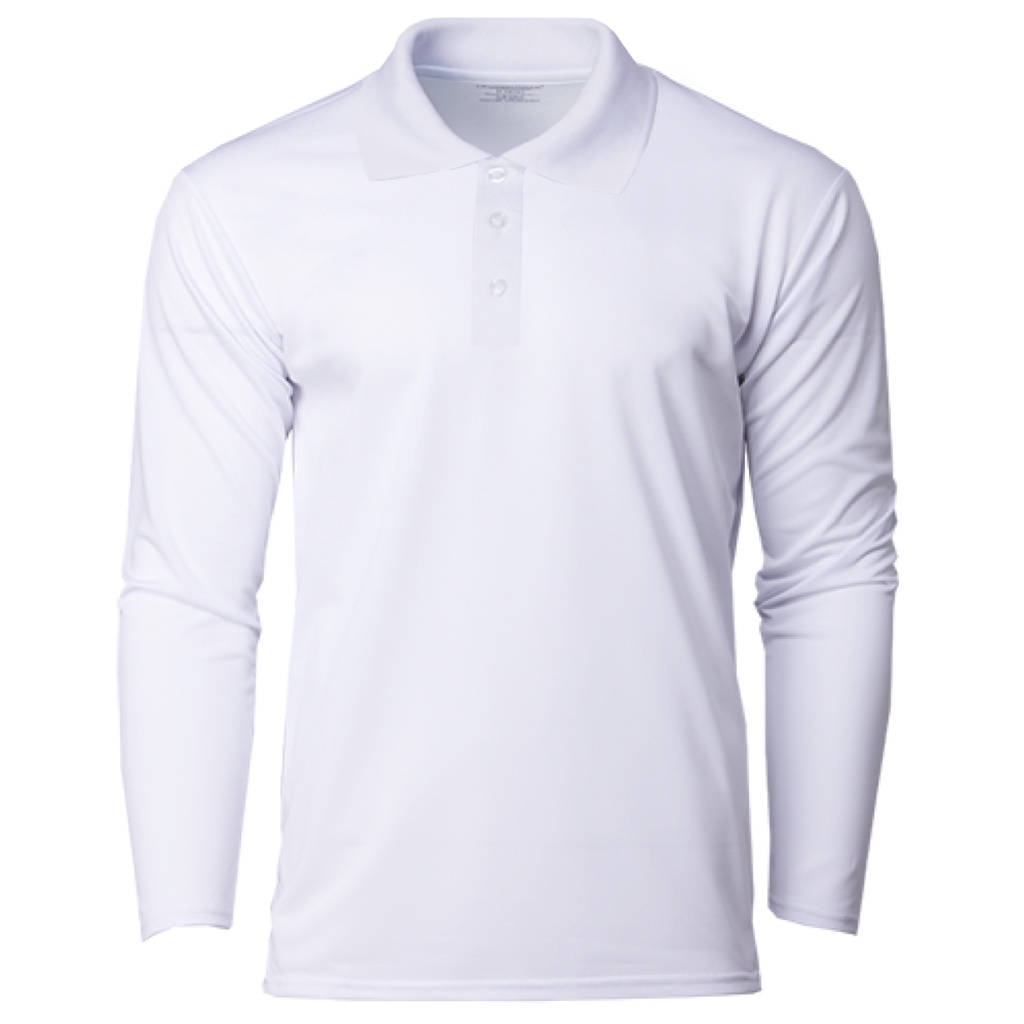 GILDAN x Crossrunner Microfiber Long Sleeve Polo Shirt Microfiber ...