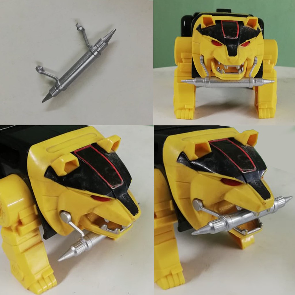 Mighty Morphin Power Rangers - Ninja Bear Zord Scroll | Shopee Malaysia