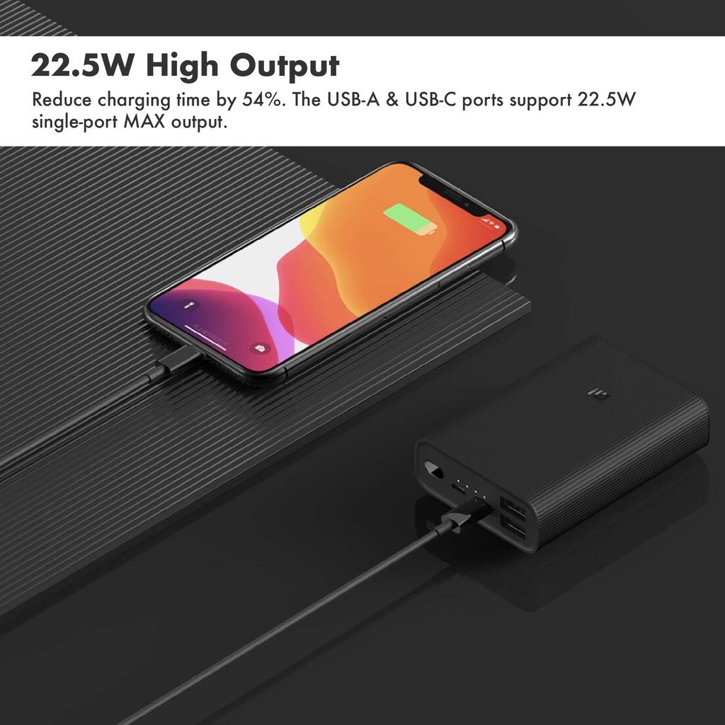 Xiaomi Powerbank 3 Fast Charging Ultra Compact Power Bank (10000mAh/22 ...