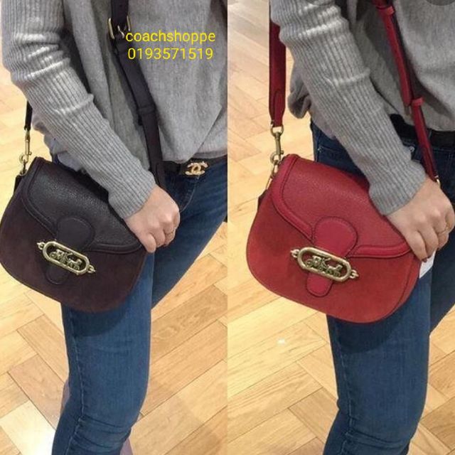 Coach elle saddle bag f31113 new arrivals