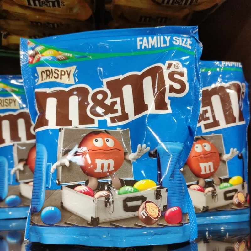 M&M Crispy Pouch 340g (USA) | Shopee Malaysia