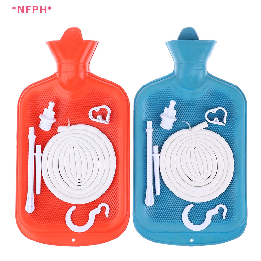 NFPH> Colon Cleanse Enema Bag with Tubing Hot Water Bottle Shower