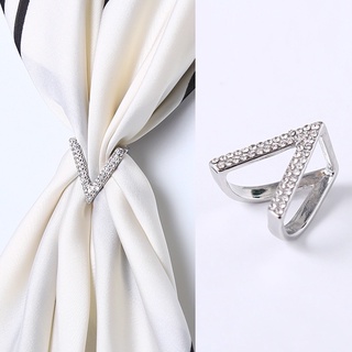 V Shape Scarf Ring