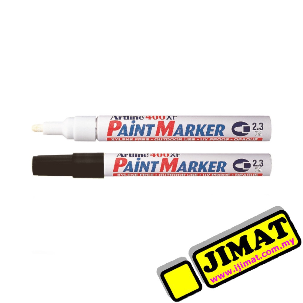 Artline 400XF 400 Paint Marker Pen 2.3MM / Pen Penanda Cat (Black