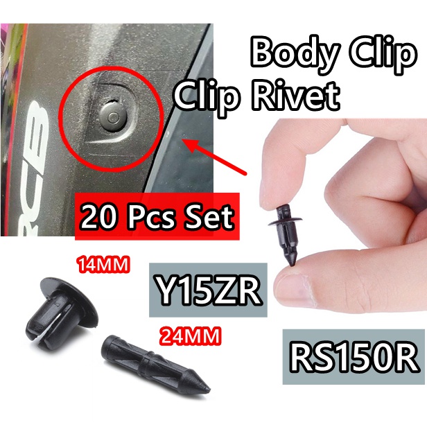 Body Clip Clip Rivet Y15ZR RS150 R15 R25 KTM DUKE KAWASAKI YAMAHA HONDA ...