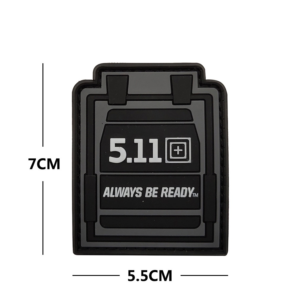 3D Tactical Vest CrossFit 511 Sport Army PVC Velcro Patches Military