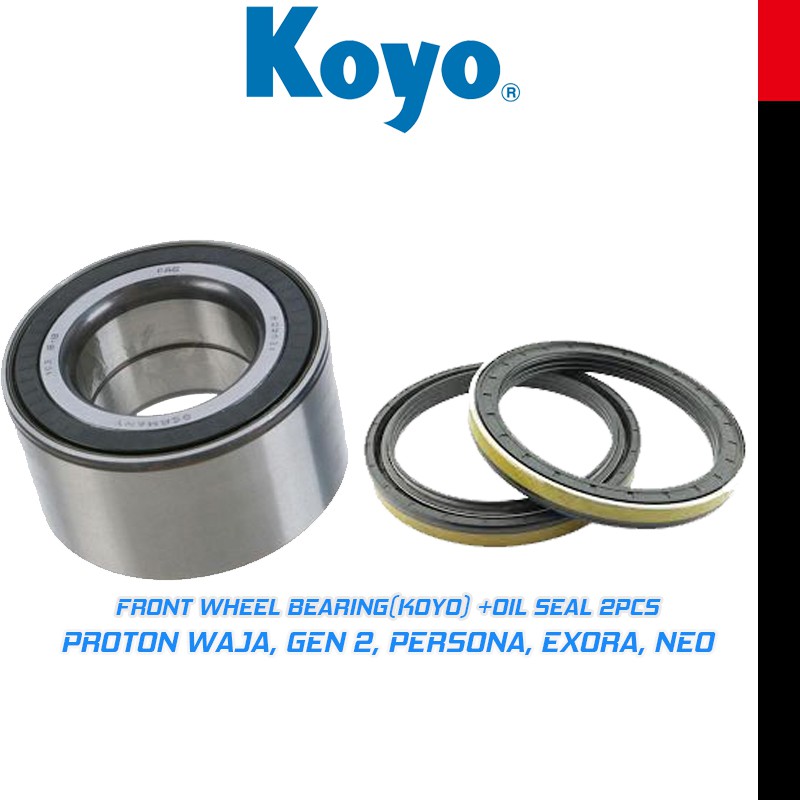 PROTON WAJA, GEN 2, PERSONA, EXORA, NEO FRONT WHEEL BEARING(KOYO) +OIL