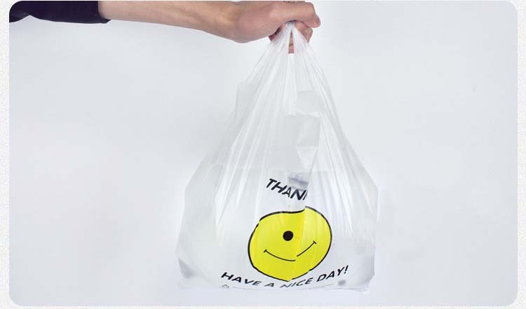 Smile Plastic Bag Transparent Smiley Plastik Bag Beg Plastik Clear Bag ...