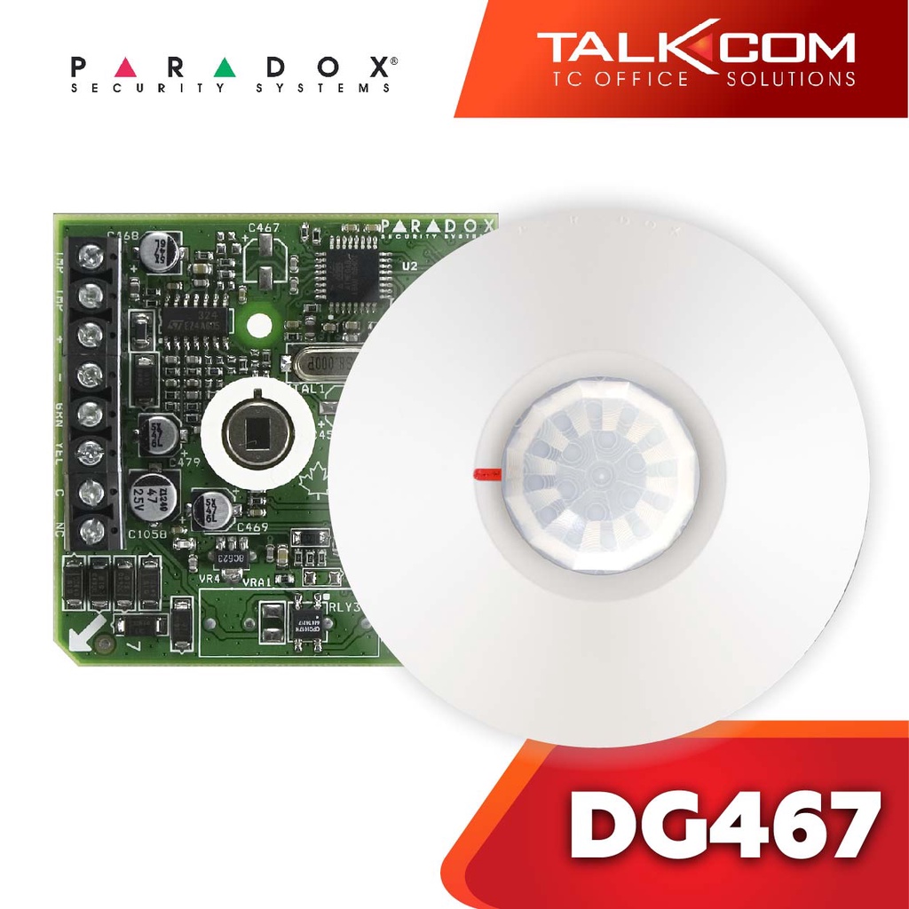 【𝗡𝗘𝗪】𝗣𝗔𝗥𝗔𝗗𝗢𝗫 𝗗𝗚𝟰𝟲𝟳 360° Ceiling Mounted Digital Motion Detector ...