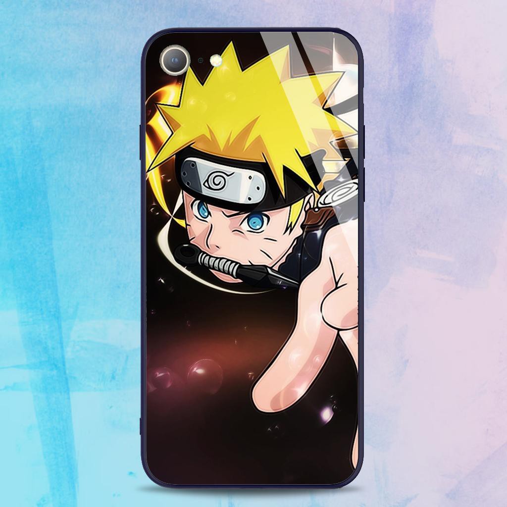 Iphone 7 plus Iphone 8 plus Glass Hard Case NARUTO Design 4