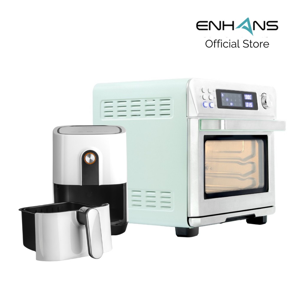 Enhans Air Fryer Oven Bundle Deal Shopee Malaysia