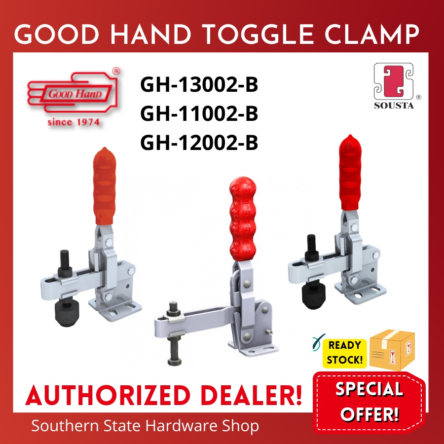 GH-11002B/GH-12002B/GH-13002B GOOD HAND VERTICAL HANDLE TOGGLE CLAMPS ...
